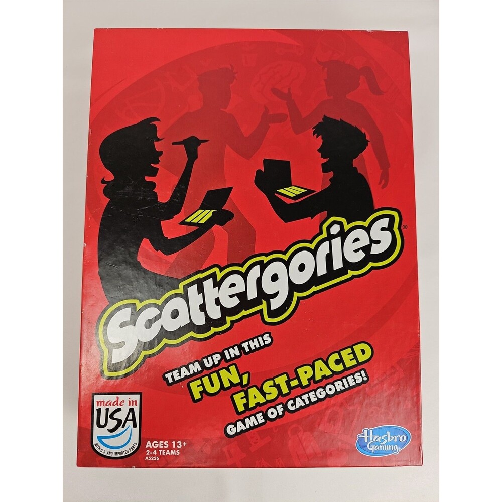 Hasbro Scattergories Board Game 2013 Edition Complete Family Party Fun A5226